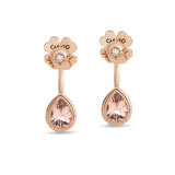 Orecchini Boutique Paris con morganite a goccia