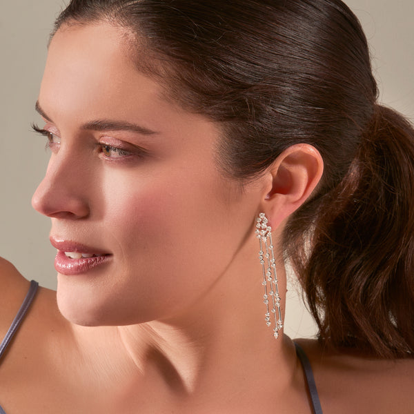 Maureen The Original earrings with diamonds