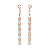 Maureen Medine earrings with diamond pavé