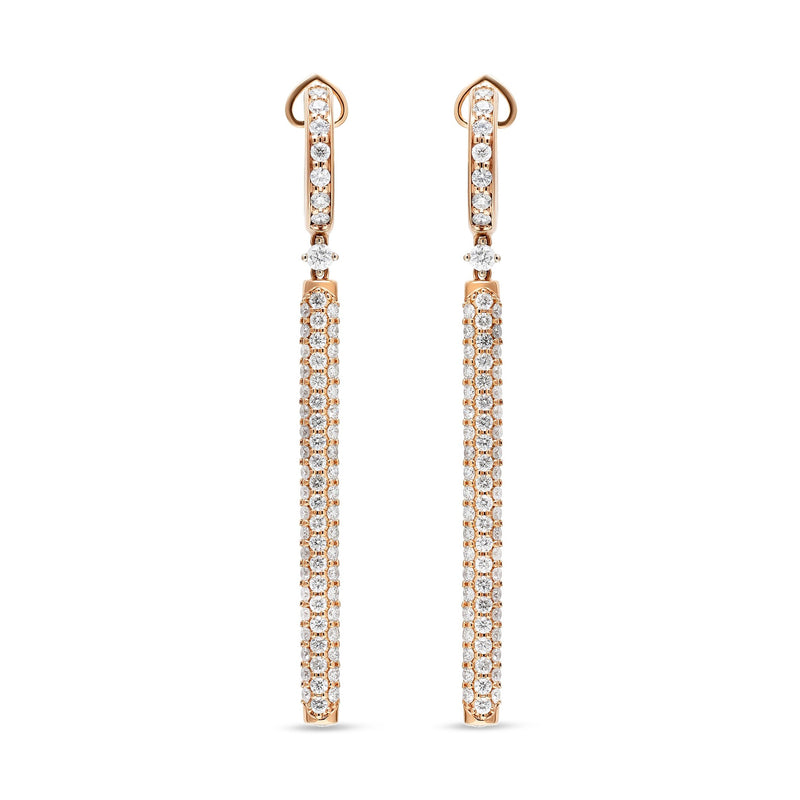 Maureen Medine earrings with diamond pavé