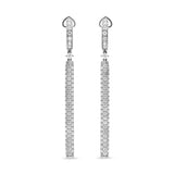 Maureen Medine earrings with diamond pavé