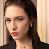 Orecchini Boutique Icon con pavé di diamanti