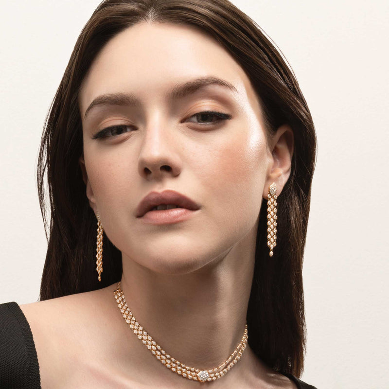 Mikoulette earrings with diamonds