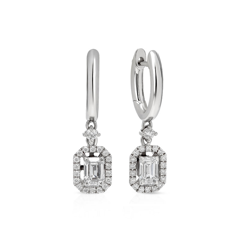 Madame earrings with diamonds