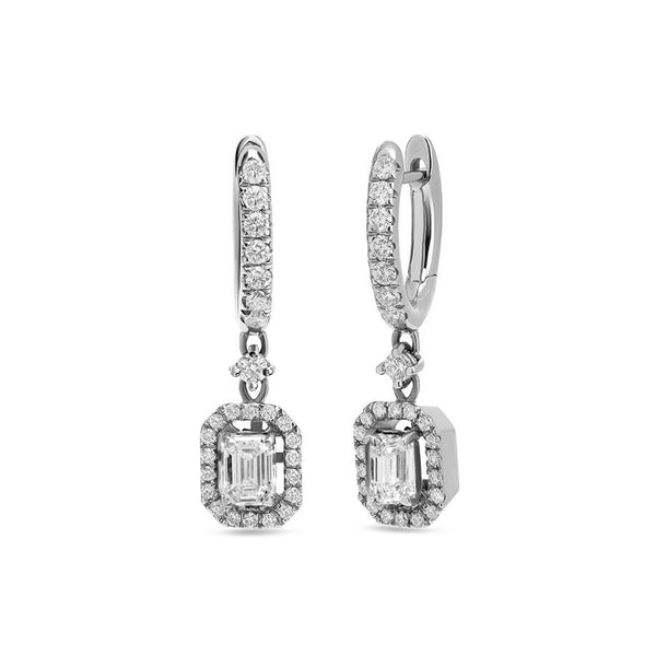 Madame earrings with diamonds