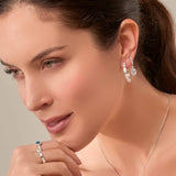 Madame earrings with diamonds