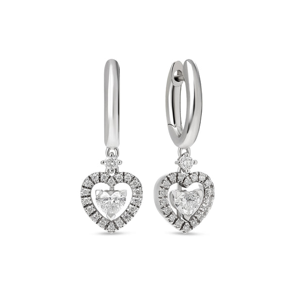 Madame earrings with diamonds