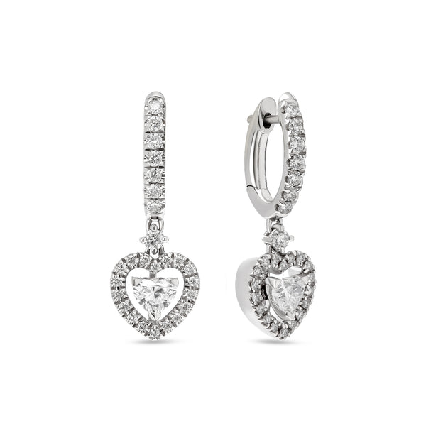 Madame earrings with diamonds