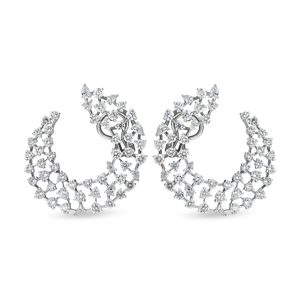 Maureen The Original earrings with diamonds