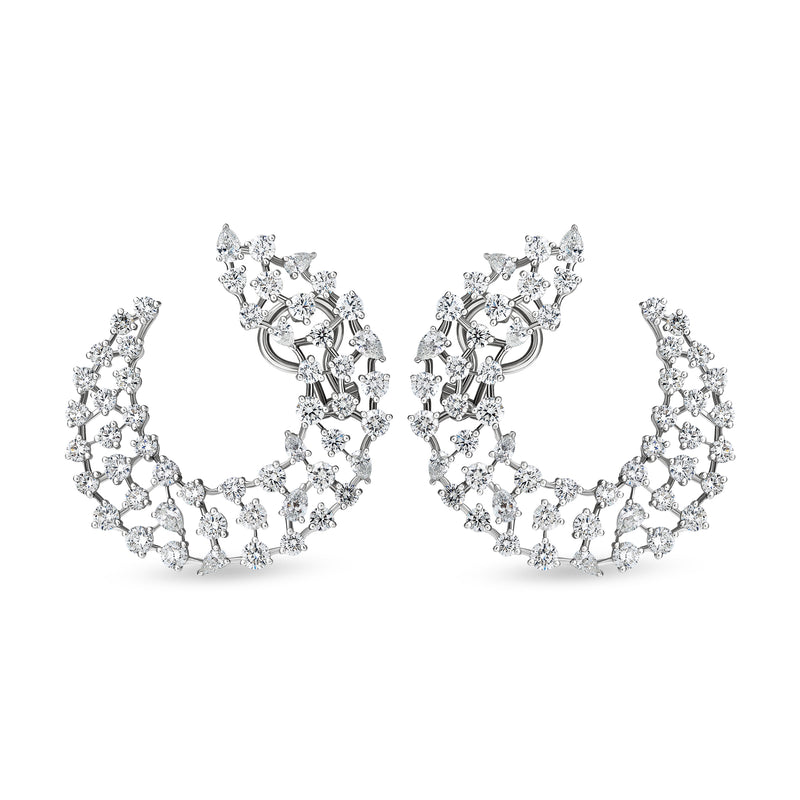 Maureen The Original earrings with diamonds