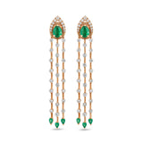 Orecchini Maureen The Original con smeraldi e diamanti