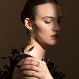 Orecchini Maureen The Original con smeraldi e diamanti