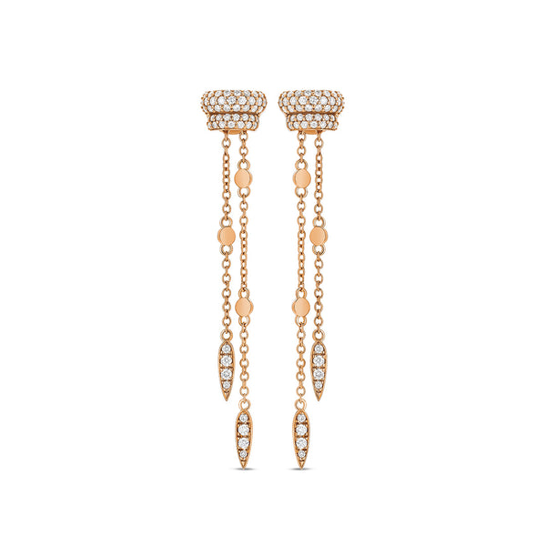 Back to Love earrings with diamonds