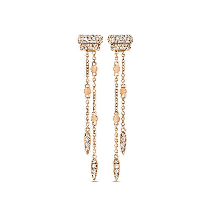 Back to Love earrings with diamonds