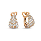 Orecchini Madame con pavé di diamanti