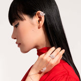 Yasmeen earrings with diamonds