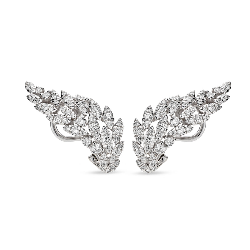 Yasmeen earrings with diamonds