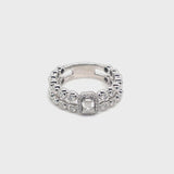 Boutique Icon ring with diamonds