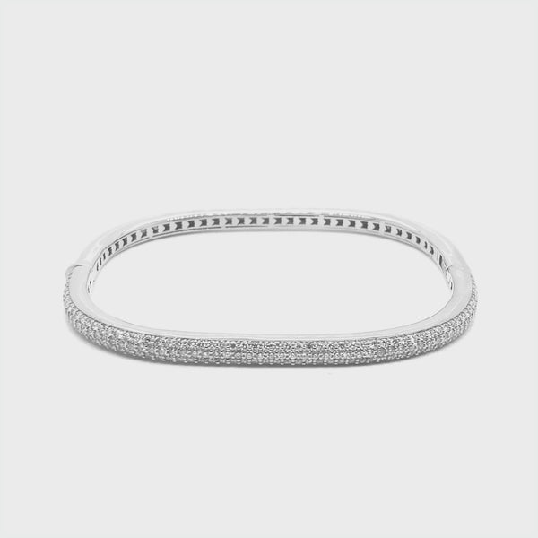 Bracciale rigido Noblesse Oblige con diamanti
