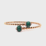 Boutique Portofino bracelet with malachite