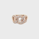 Boutique Icon ring with diamonds