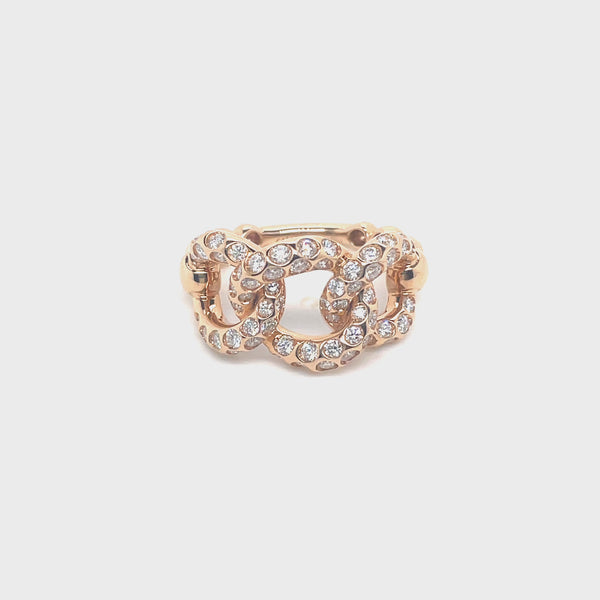 Boutique Icon ring with diamonds