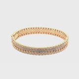 Bracciale rigido Boutique Icon con pavé di diamanti
