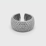 Anello Madame con pavé di diamanti