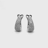 Orecchini Madame con pavé di diamanti