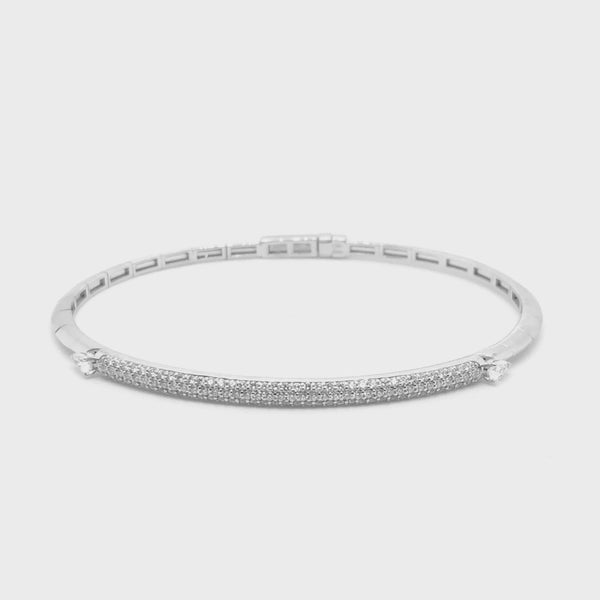 Maureen Medine bangle with diamonds