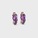 Back to Origin earrings with amethyst