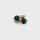 Boutique Portofino ring with malachite