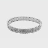 Bracciale rigido Boutique Icon con pavé di diamanti
