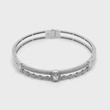 Bracciale rigido Maureen Medine con diamanti