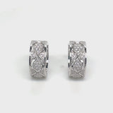 Mikou earrings with pavé diamonds