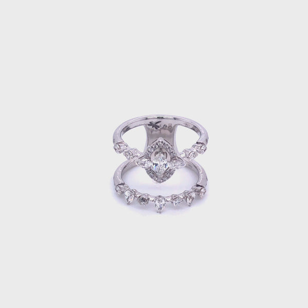 Anello Maureen The Original con diamante a marquise