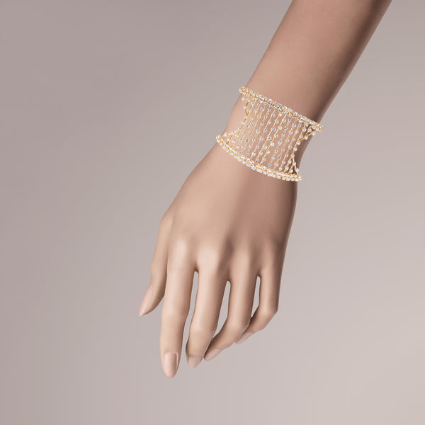 Bracciale rigido Maureen The Original con diamanti