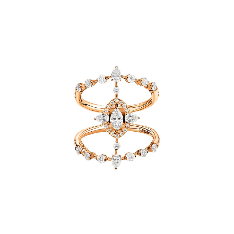 Rock Marquise Band Ring