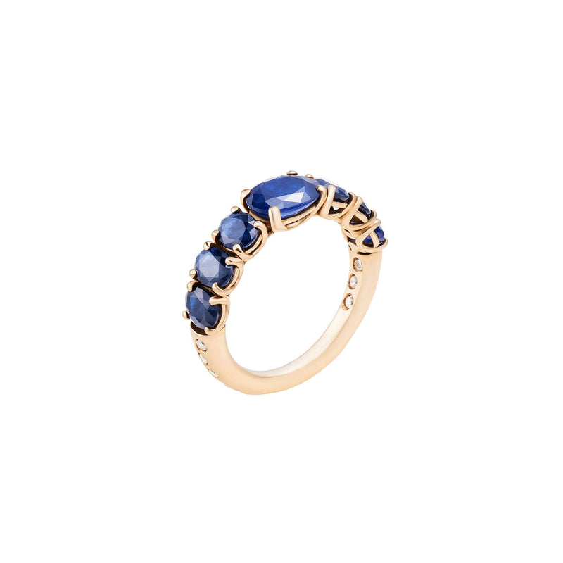 Origin Oval Sapphire Blue Ring