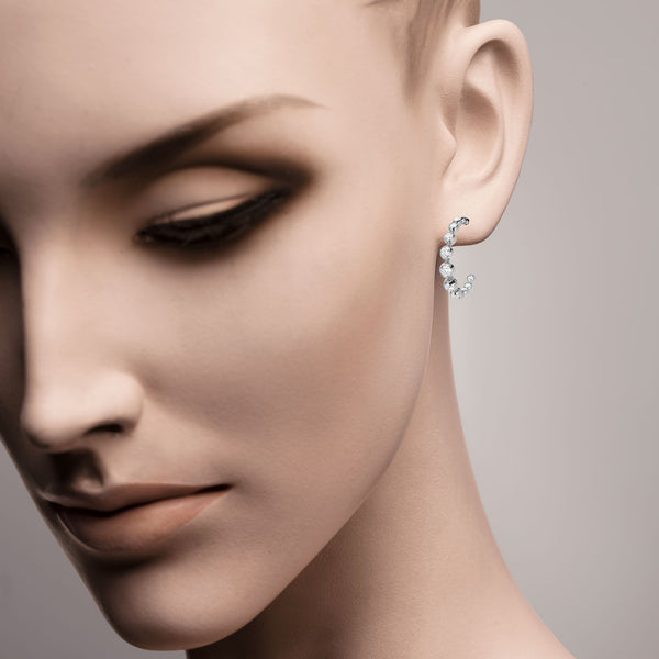 Boutique Icon earrings with diamonds